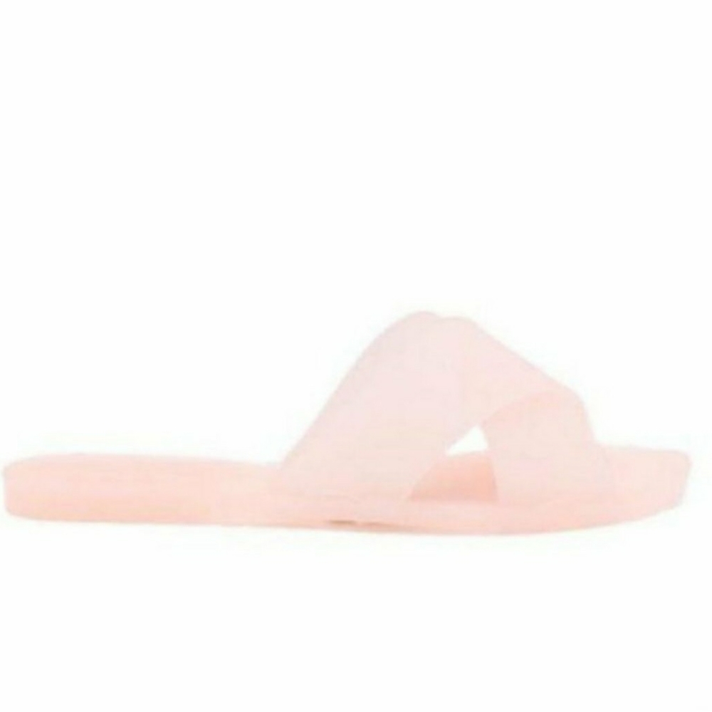 💥NWT- Blush Pink Fun Slides Sandals - Picture 4 of 4